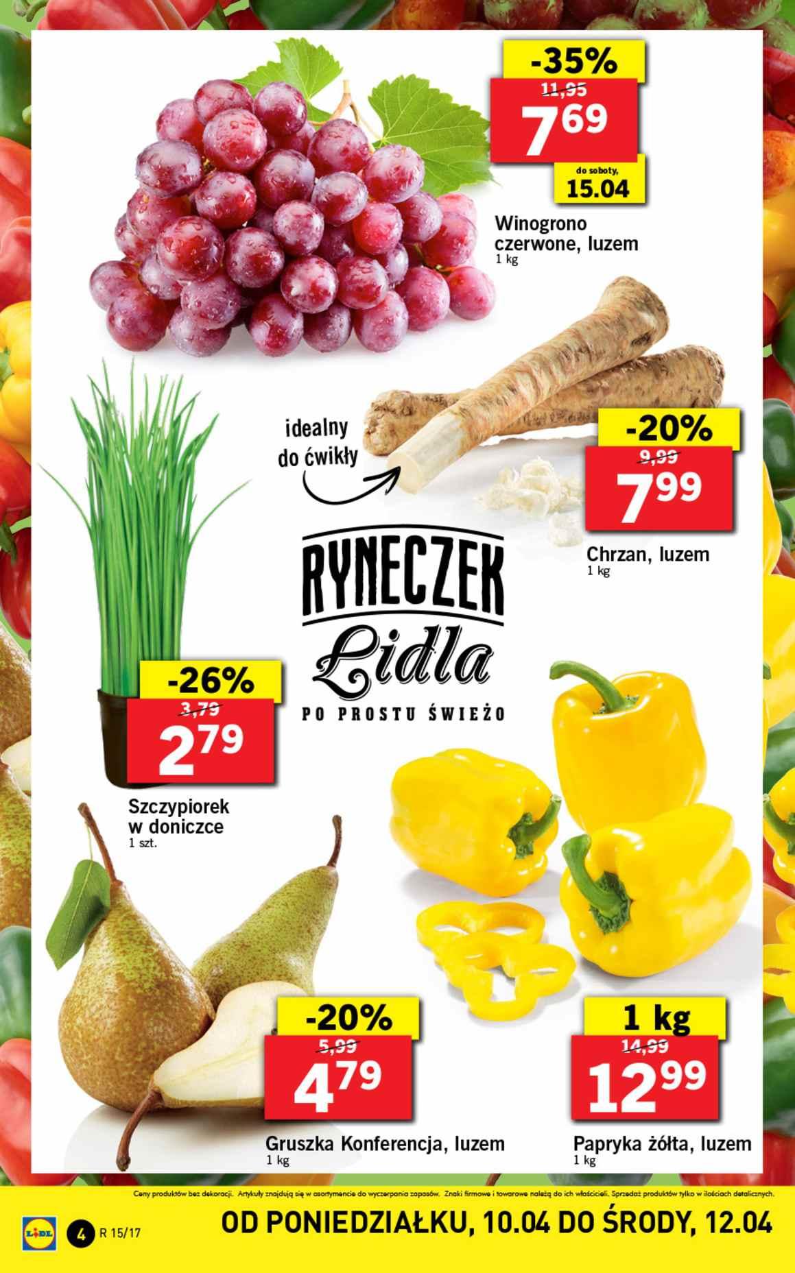 Gazetka promocyjna Lidl do 15/04/2017 str.4