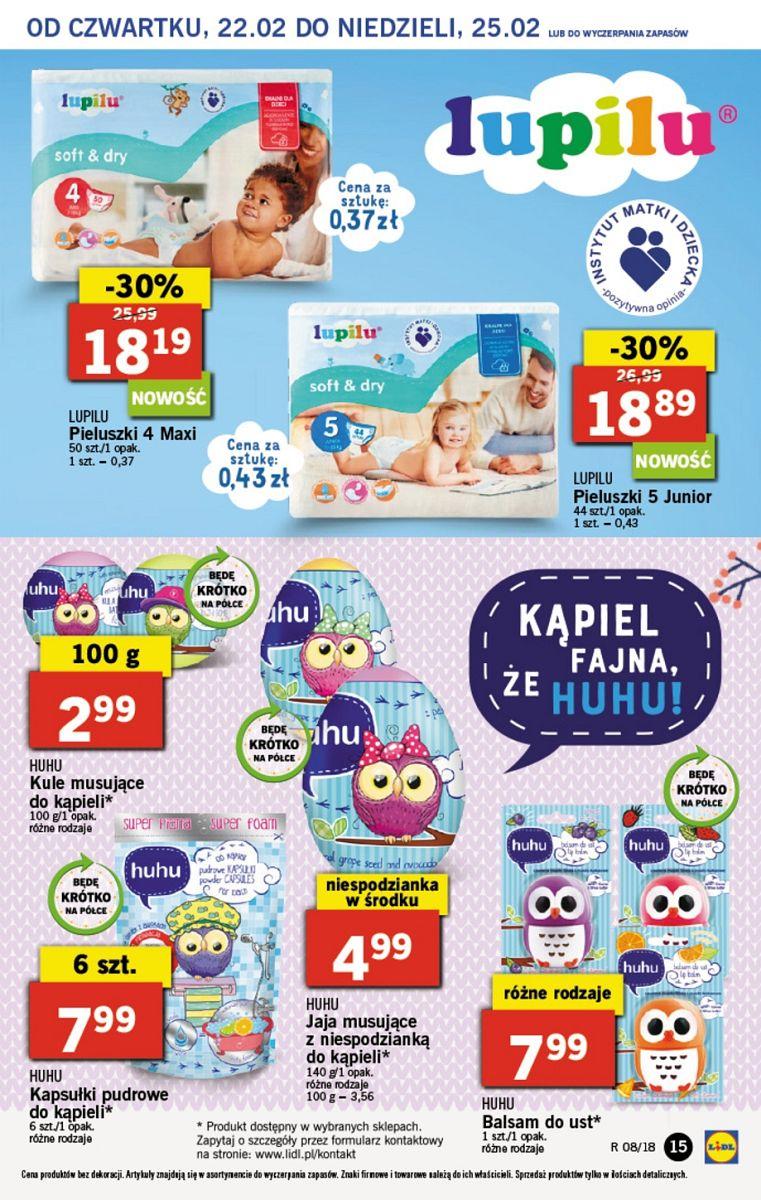 Gazetka promocyjna Lidl do 25/02/2018 str.15