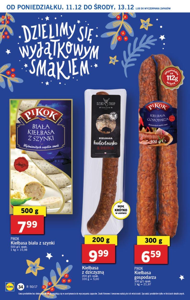 Gazetka promocyjna Lidl do 13/12/2017 str.34