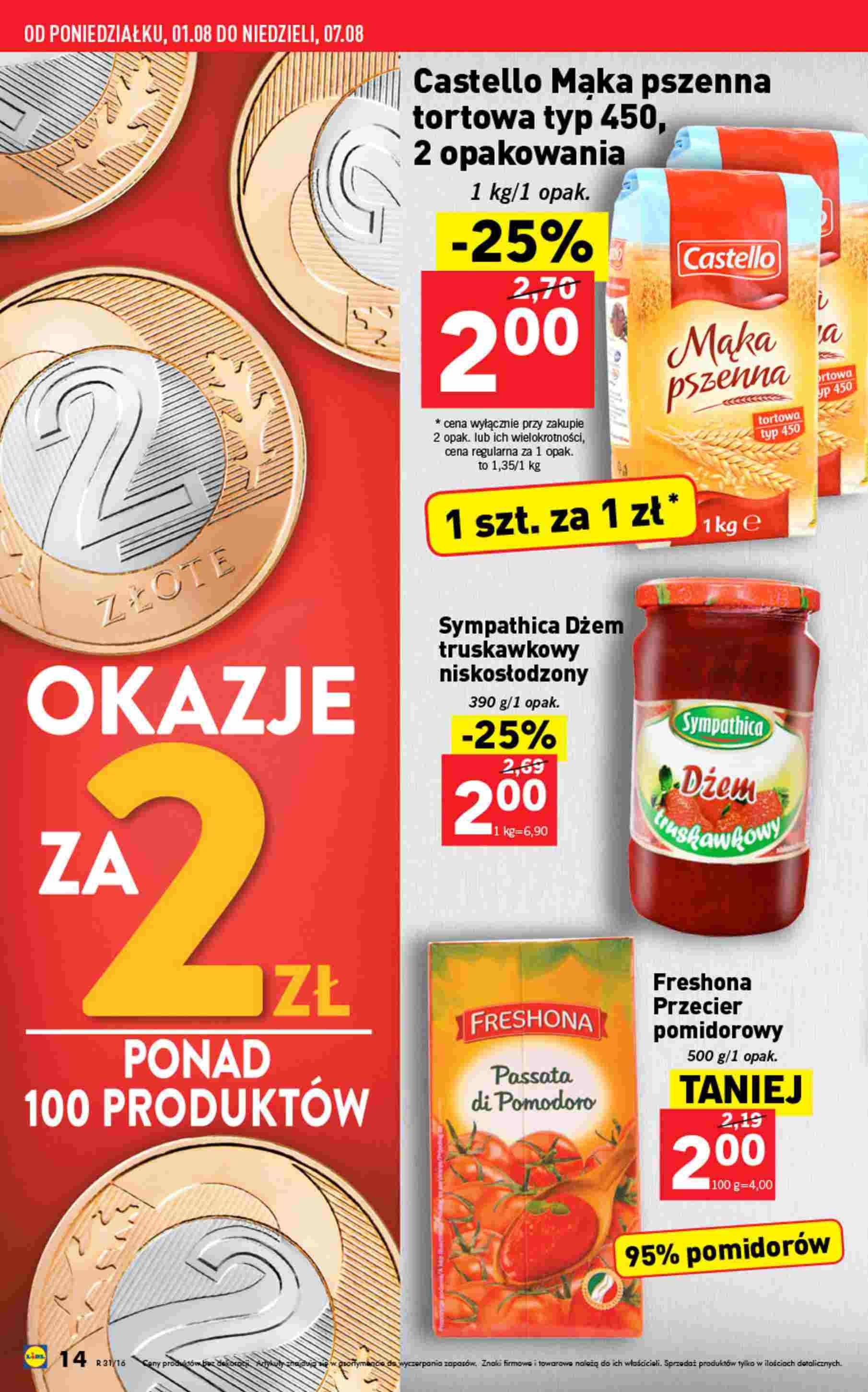 Gazetka promocyjna Lidl do 07/08/2016 str.14