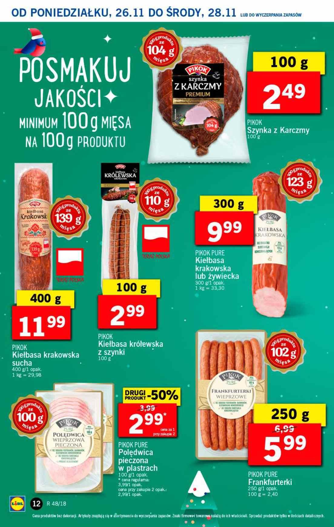 Gazetka promocyjna Lidl do 28/11/2018 str.12