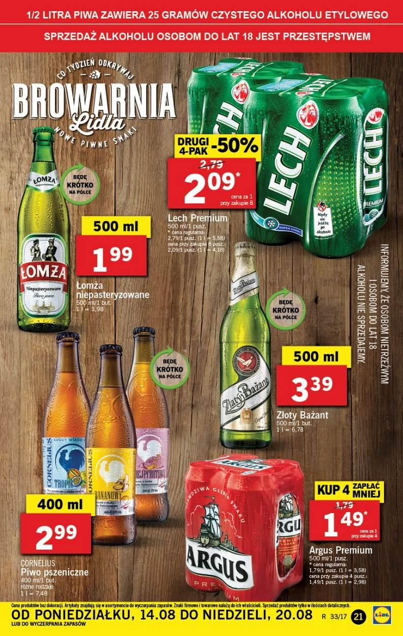 Gazetka promocyjna Lidl do 16/08/2017 str.21