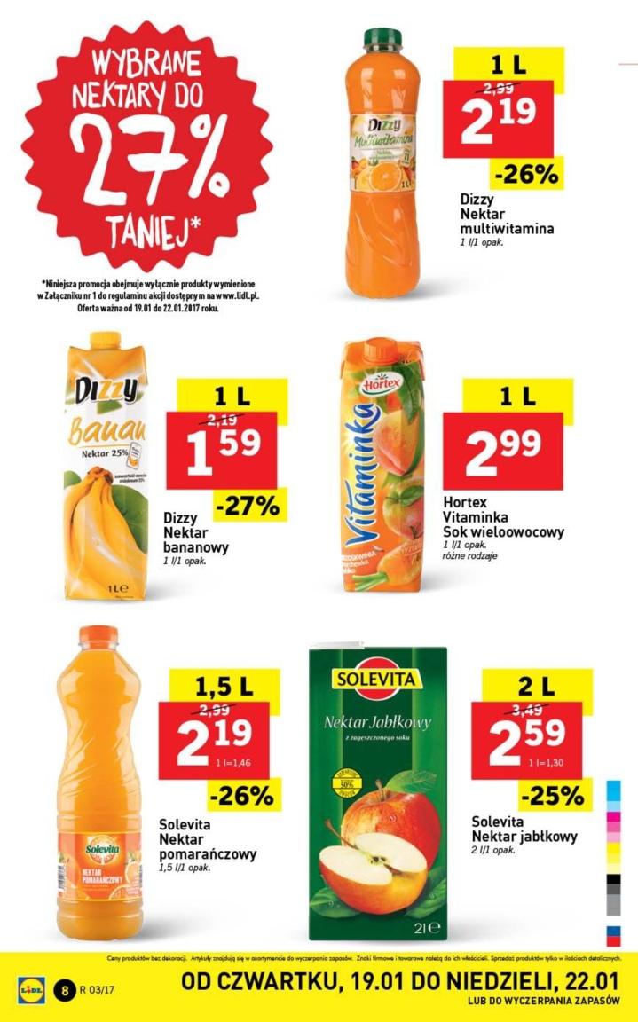 Gazetka promocyjna Lidl do 22/01/2017 str.8