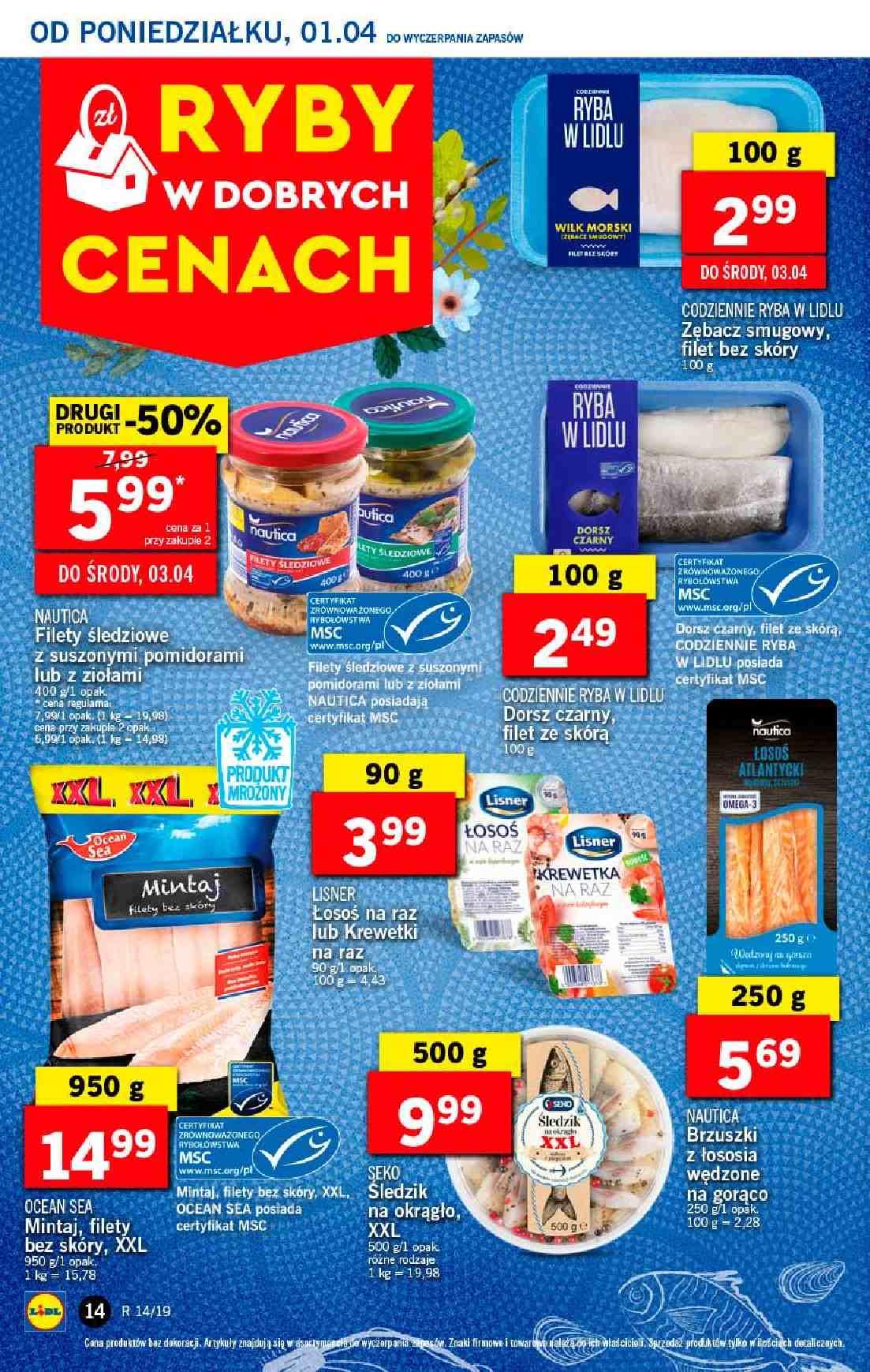 Gazetka promocyjna Lidl do 03/04/2019 str.14