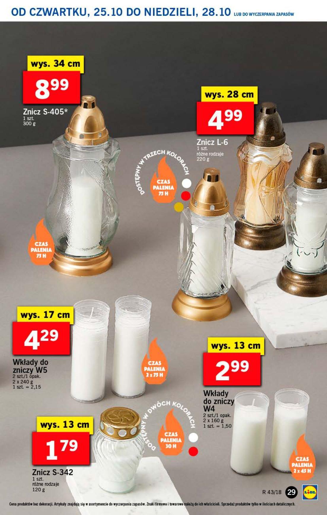 Gazetka promocyjna Lidl do 28/10/2018 str.29