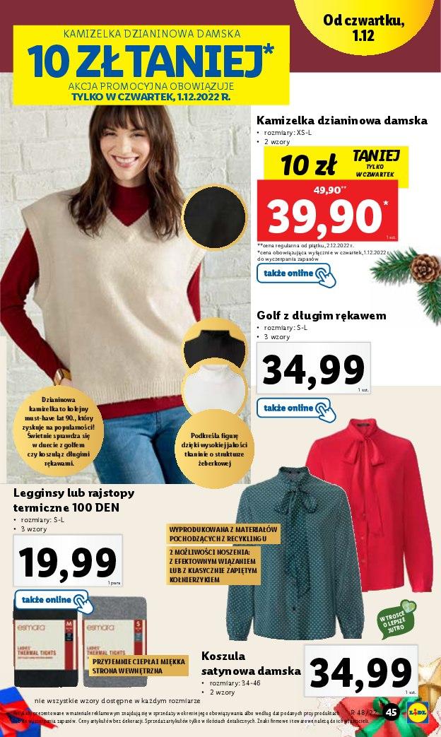 Gazetka promocyjna Lidl do 03/12/2022 str.45