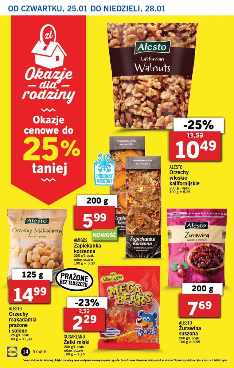 Gazetka promocyjna Lidl do 28/01/2018 str.14