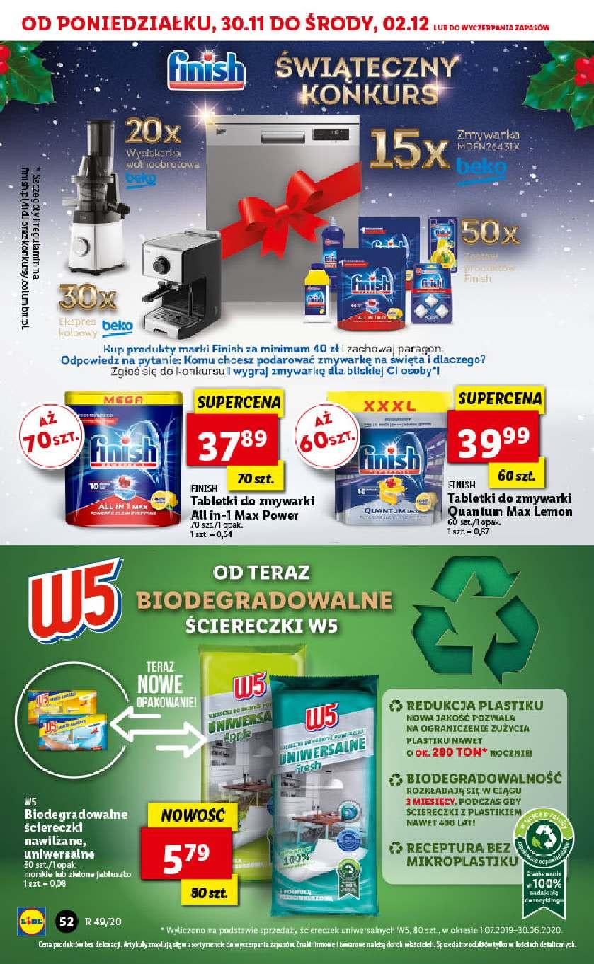 Gazetka promocyjna Lidl do 06/12/2020 str.52