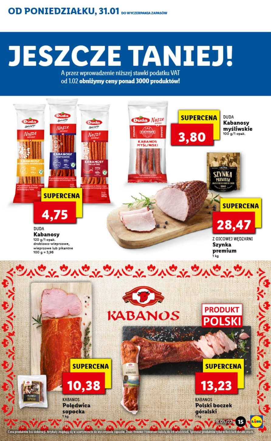 Gazetka promocyjna Lidl do 02/02/2022 str.15