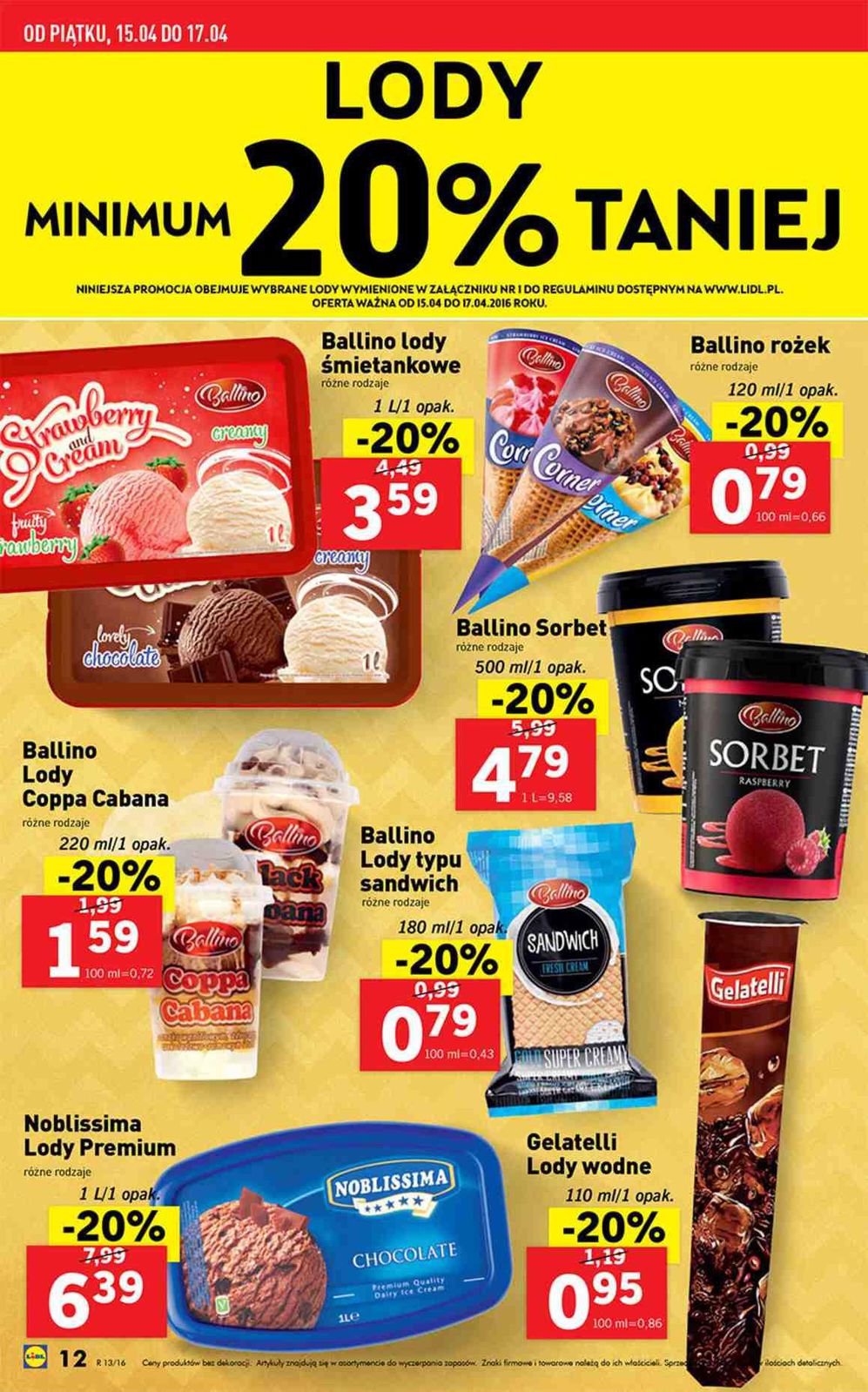 Gazetka promocyjna Lidl do 17/04/2016 str.12