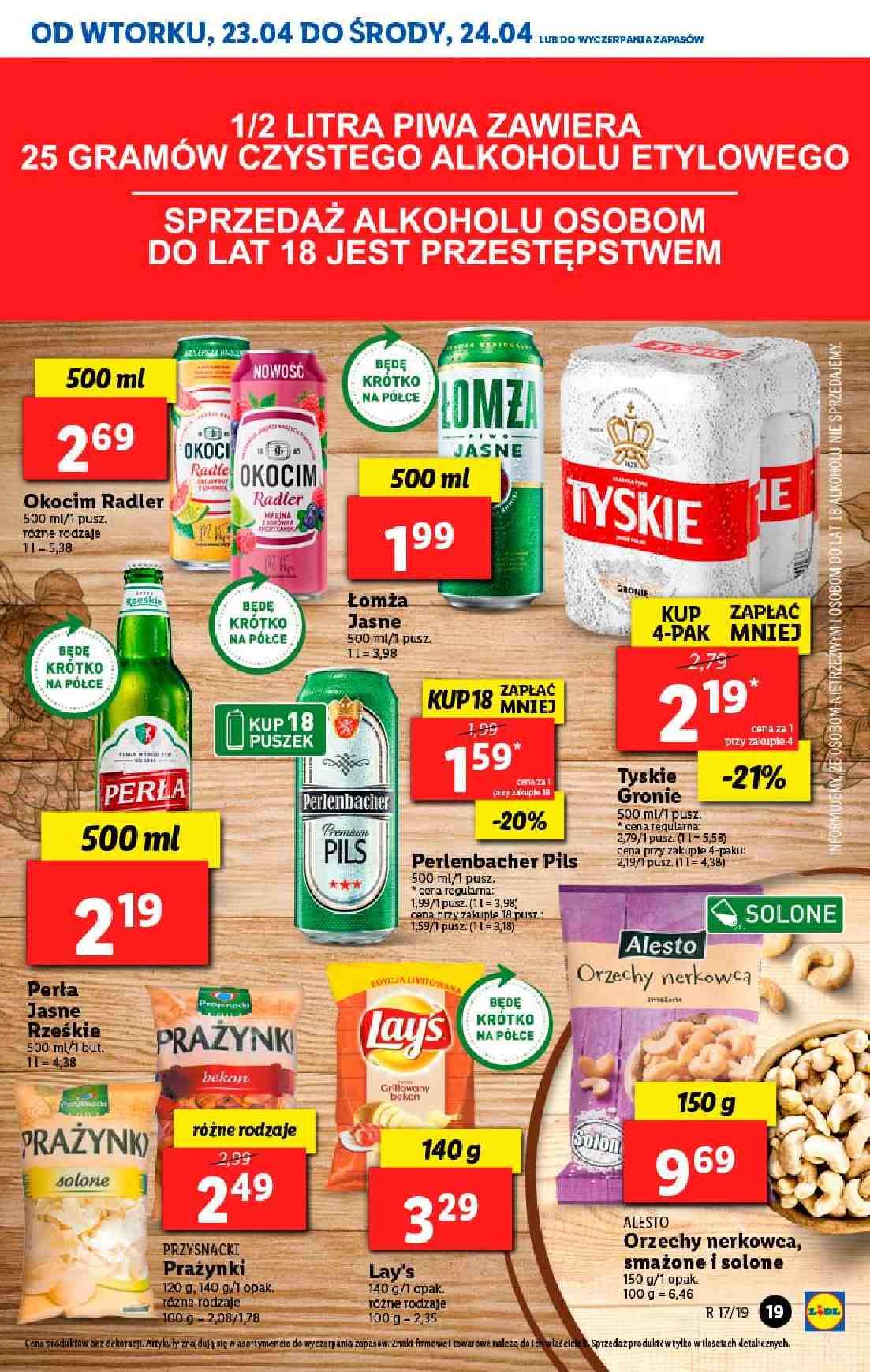 Gazetka promocyjna Lidl do 24/04/2019 str.19