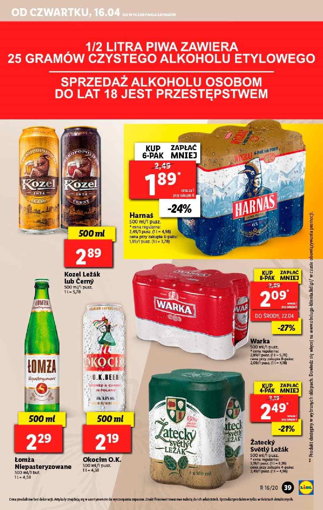 Gazetka promocyjna Lidl do 18/04/2020 str.39