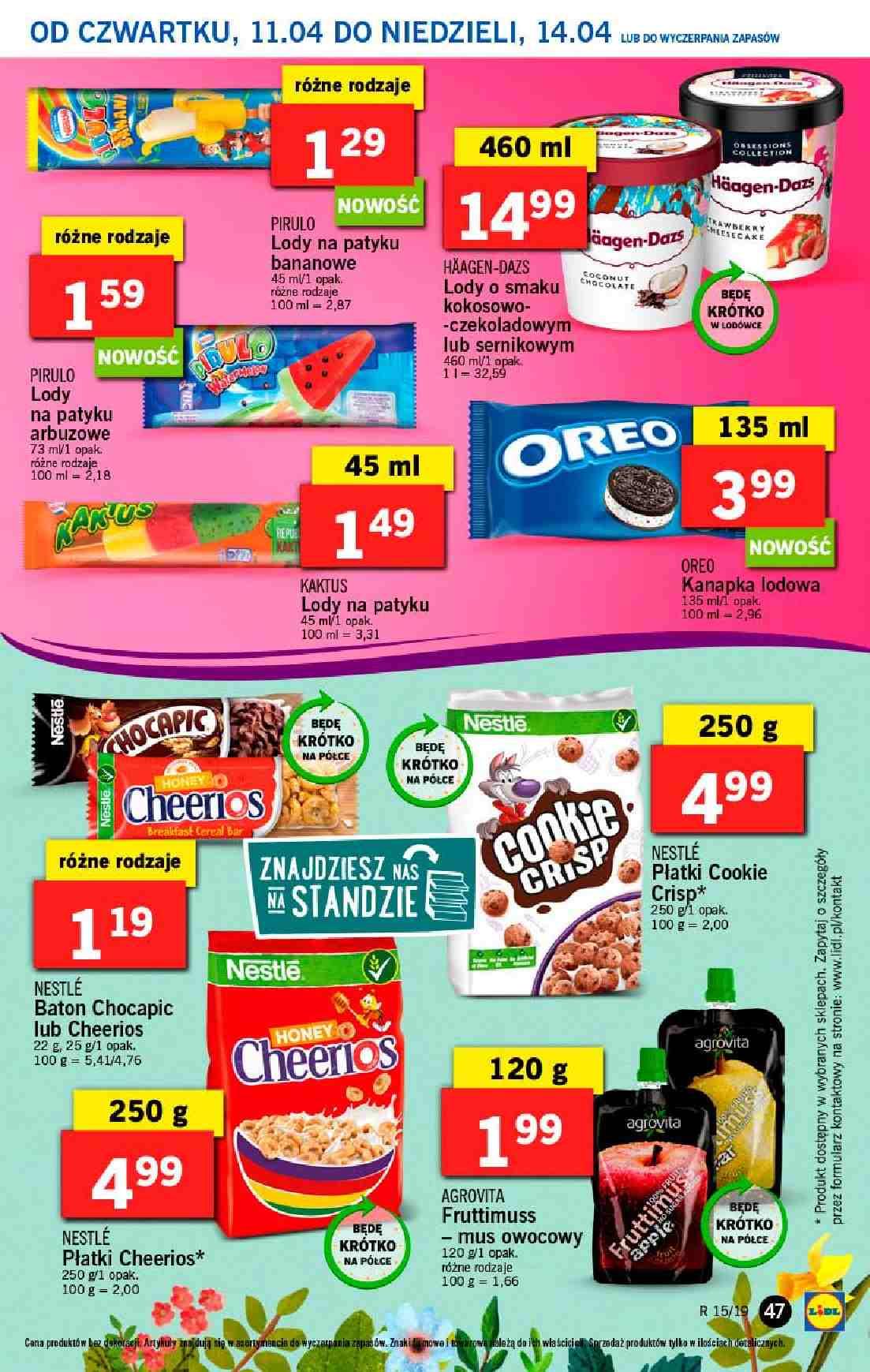 Gazetka promocyjna Lidl do 14/04/2019 str.47