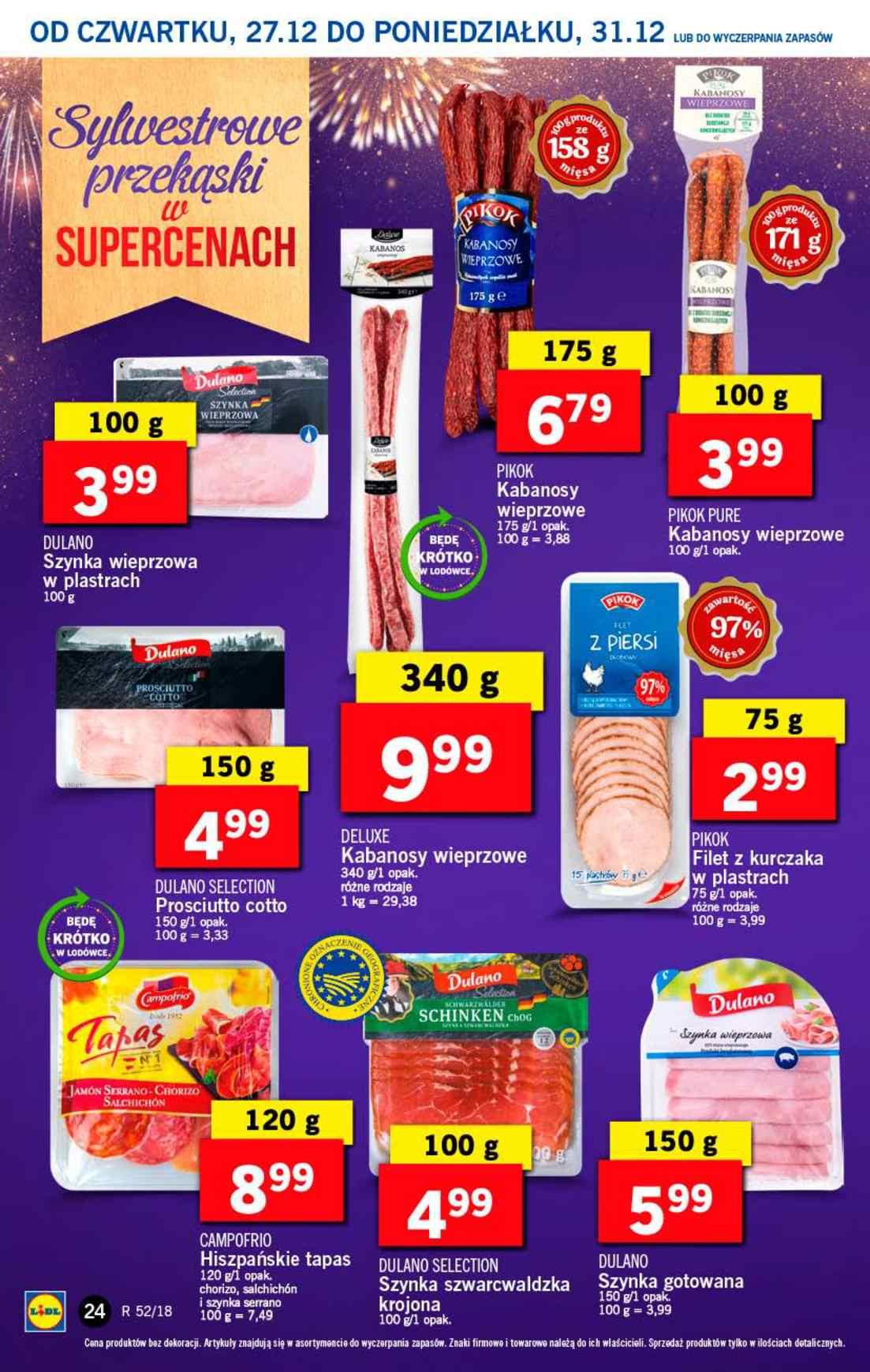 Gazetka promocyjna Lidl do 31/12/2018 str.24