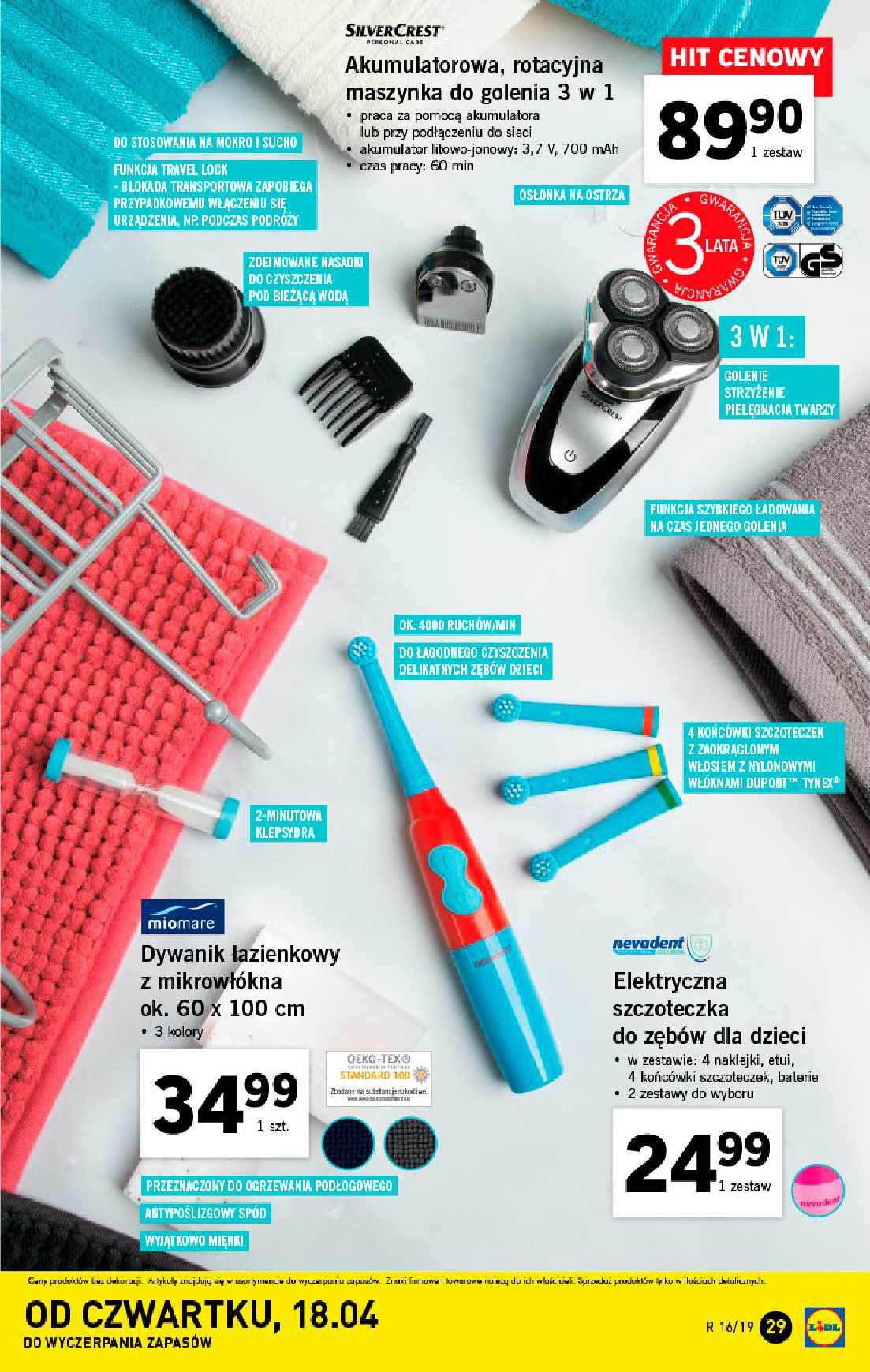 Gazetka promocyjna Lidl do 21/04/2019 str.29