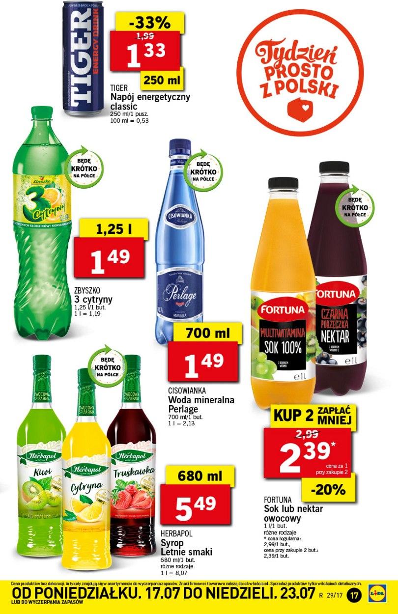 Gazetka promocyjna Lidl do 19/07/2017 str.17