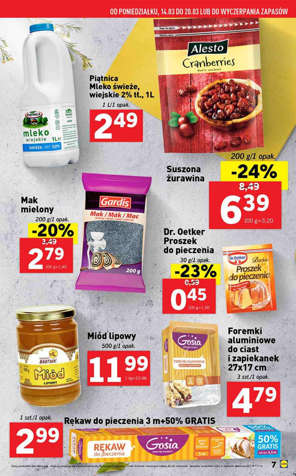 Gazetka promocyjna Lidl do 20/03/2016 str.7