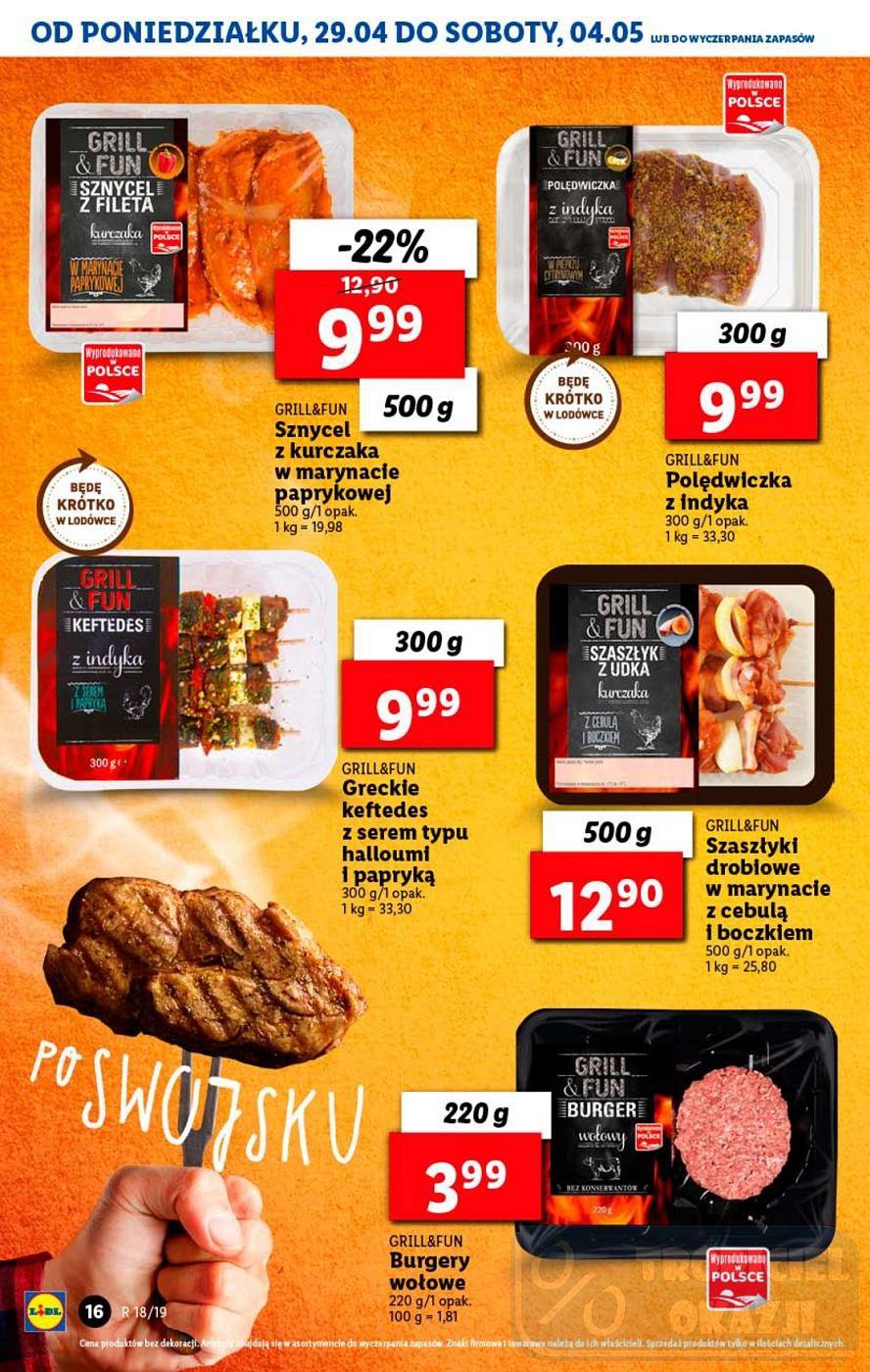 Gazetka promocyjna Lidl do 04/05/2019 str.16