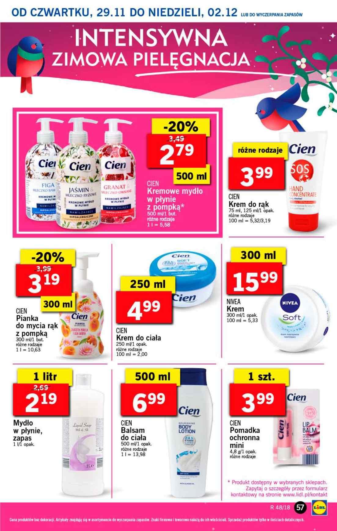 Gazetka promocyjna Lidl do 02/12/2018 str.57