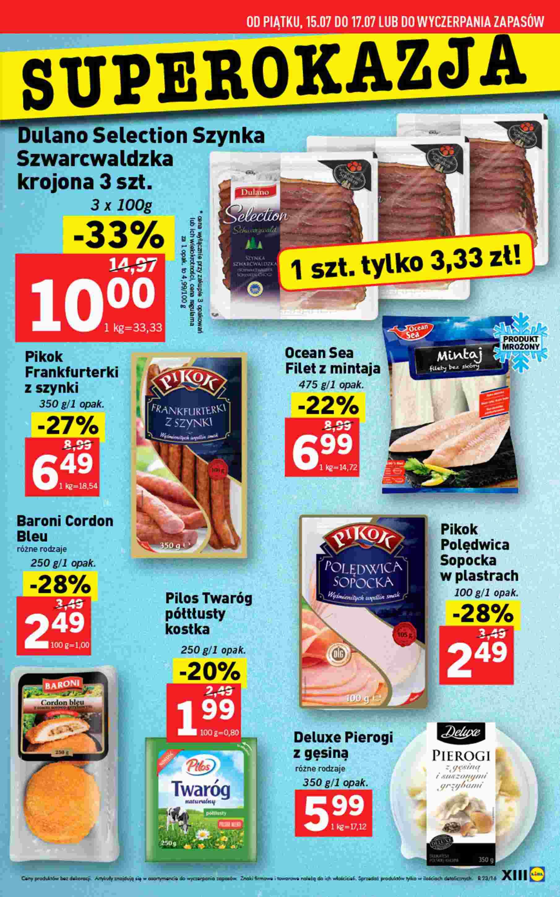 Gazetka promocyjna Lidl do 17/07/2016 str.13