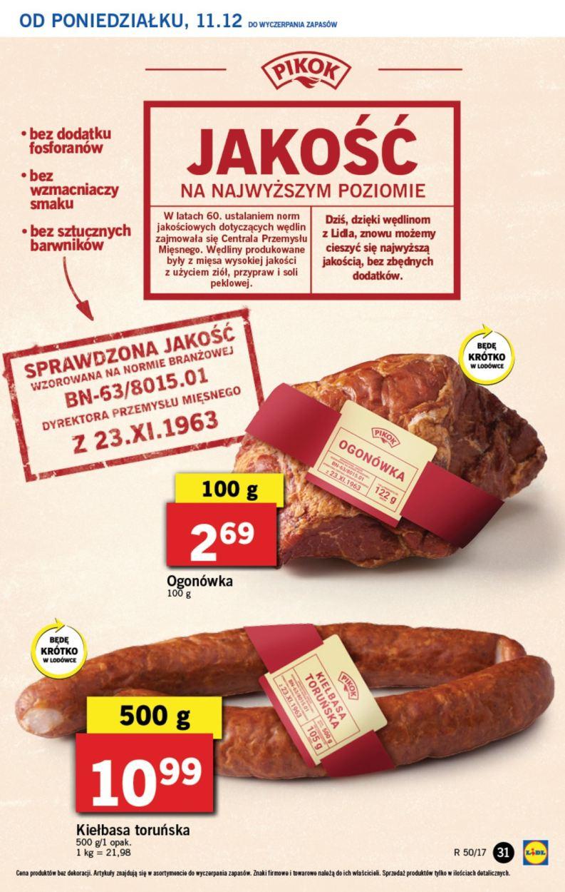 Gazetka promocyjna Lidl do 13/12/2017 str.31