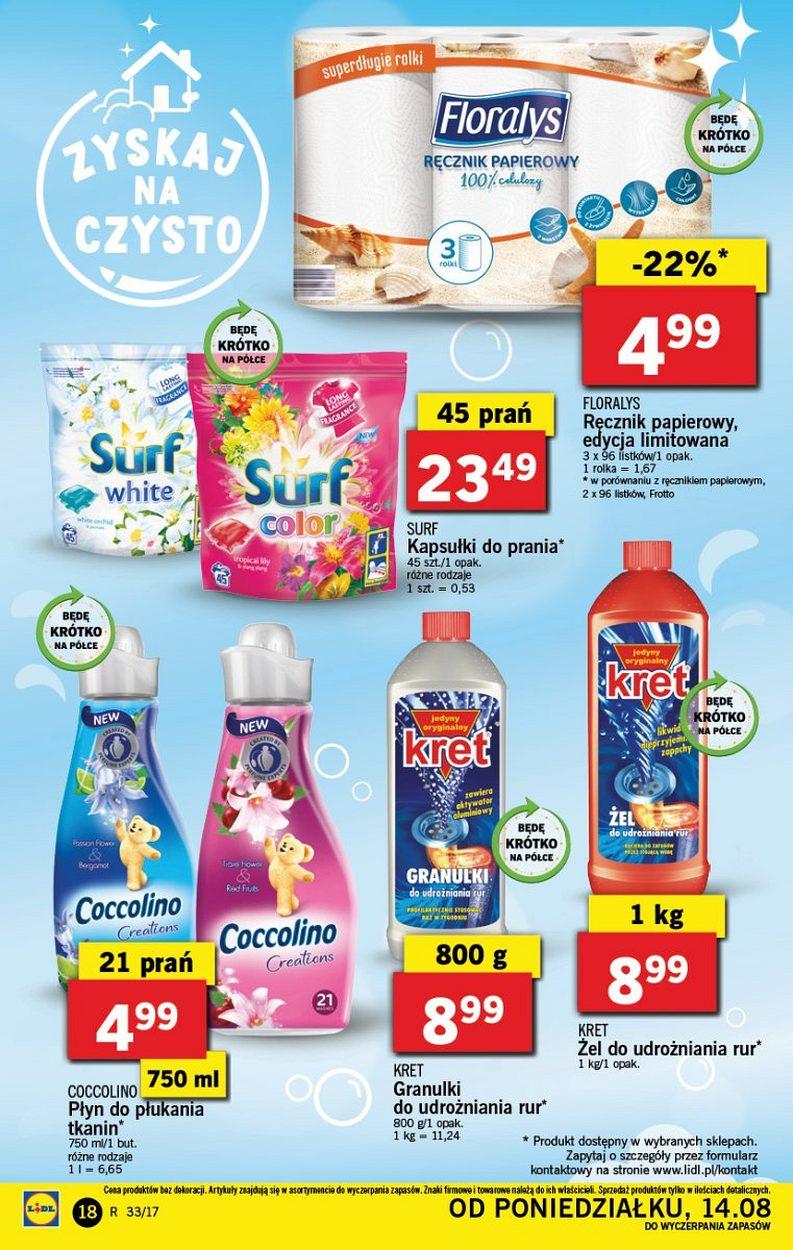 Gazetka promocyjna Lidl do 16/08/2017 str.18