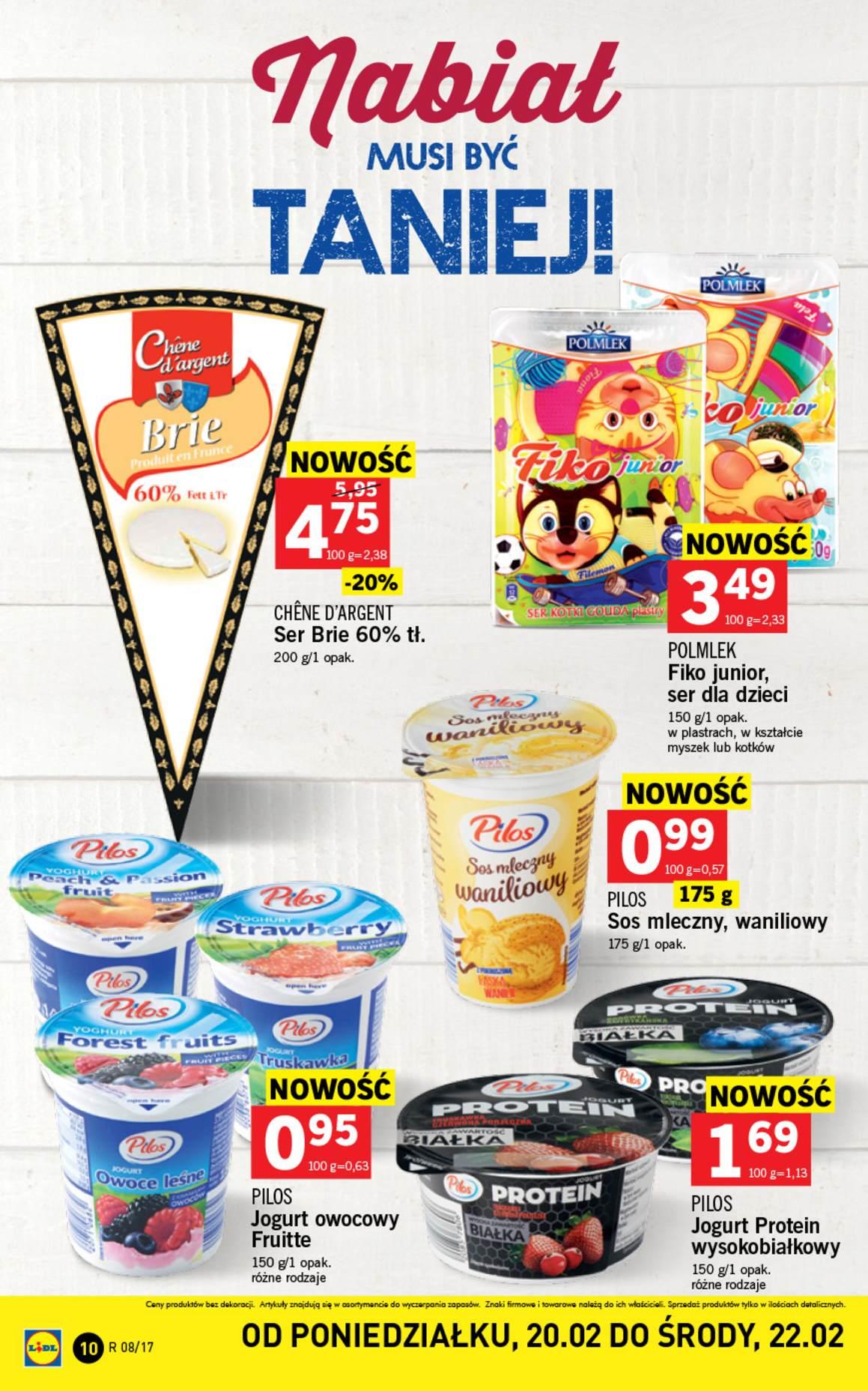 Gazetka promocyjna Lidl do 22/02/2017 str.10