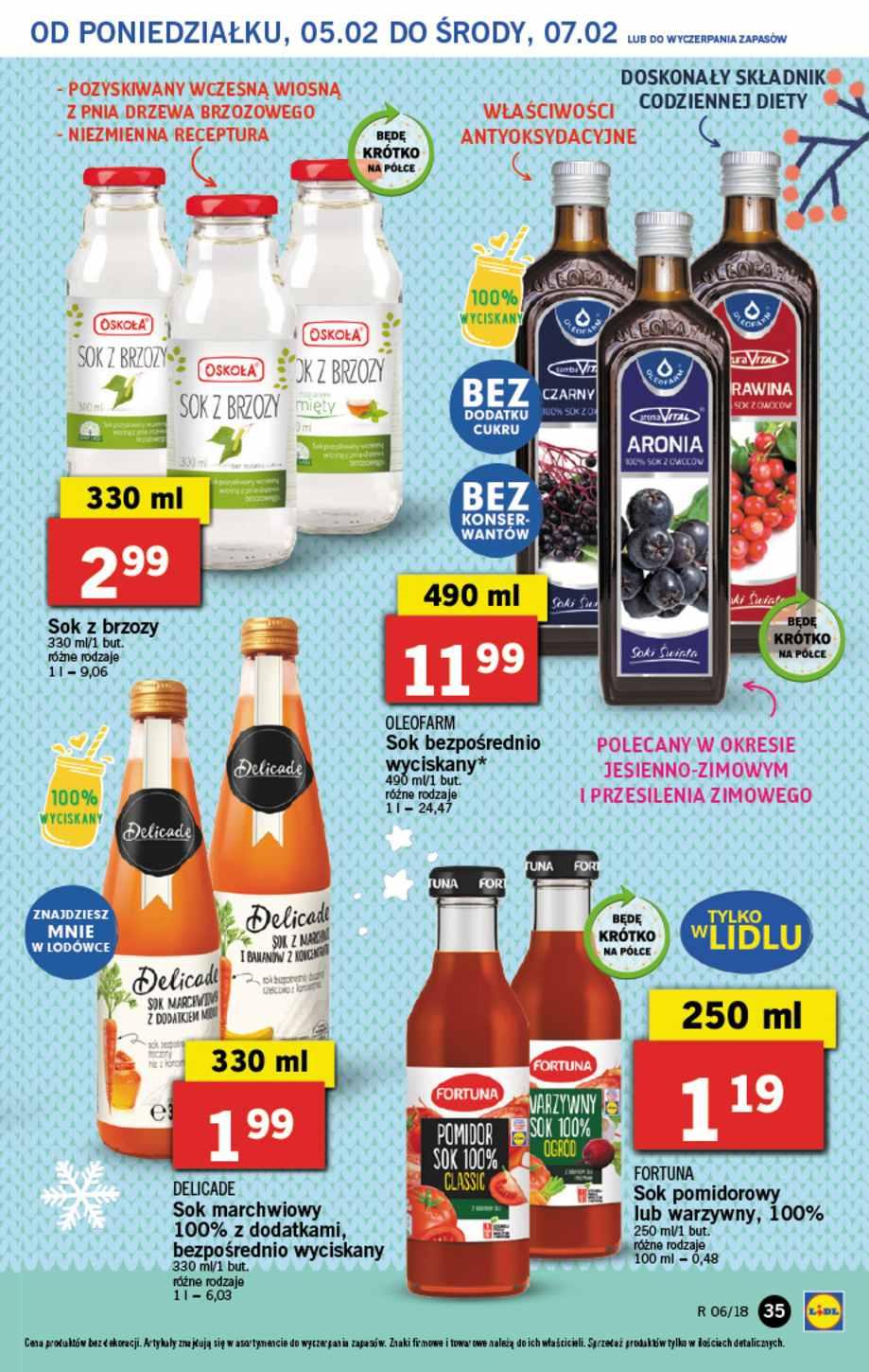 Gazetka promocyjna Lidl do 07/02/2018 str.35