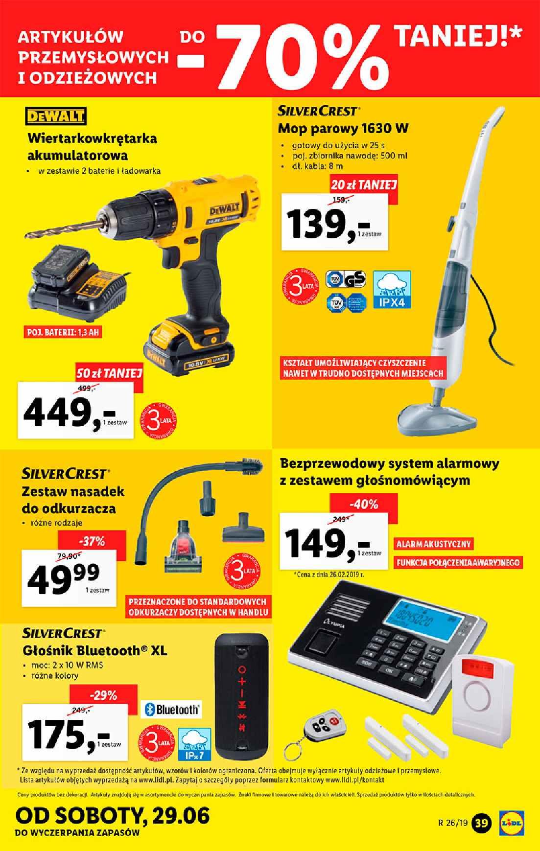 Gazetka promocyjna Lidl do 30/06/2019 str.39