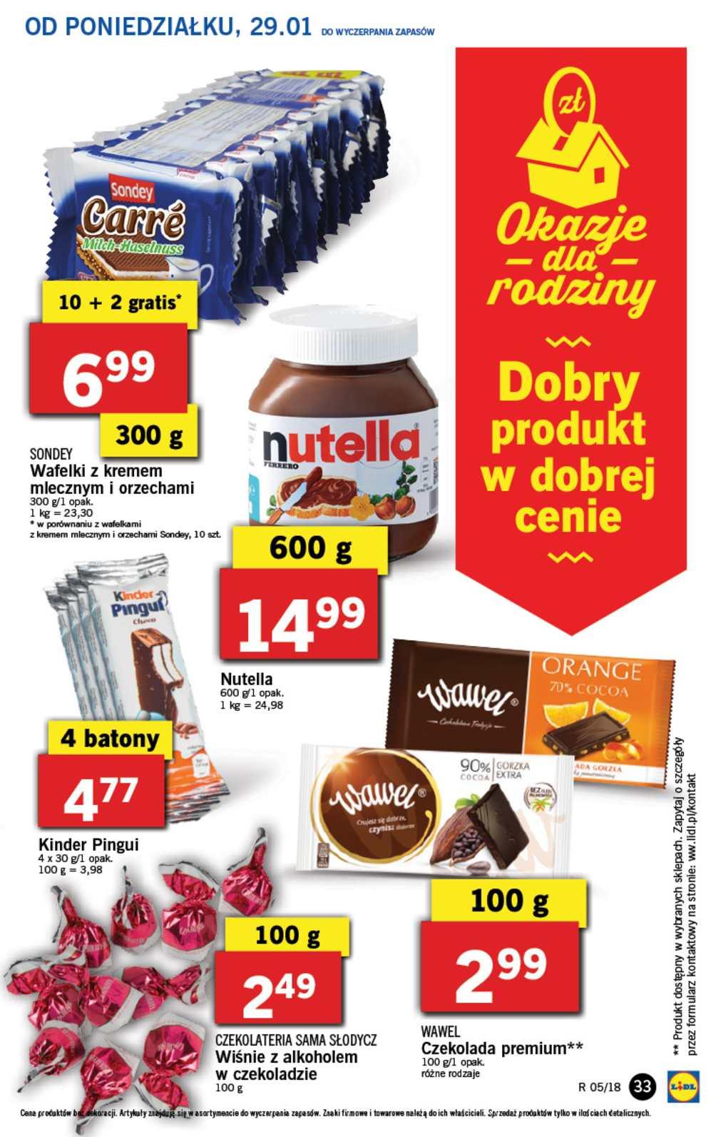 Gazetka promocyjna Lidl do 31/01/2018 str.33