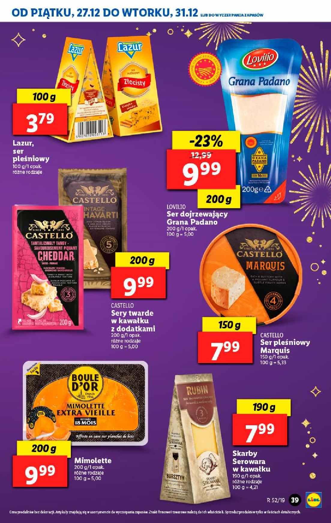 Gazetka promocyjna Lidl do 31/12/2019 str.39