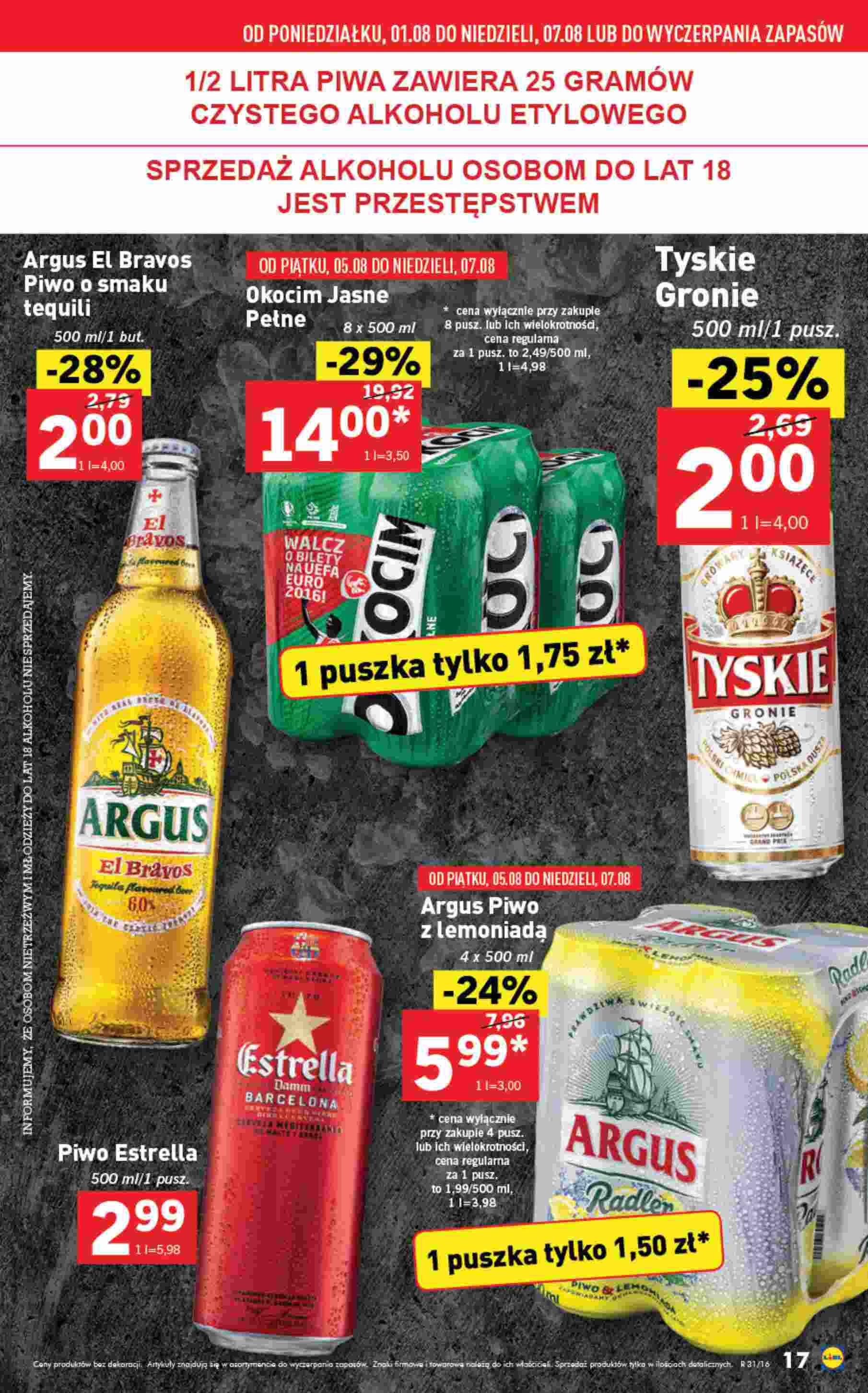 Gazetka promocyjna Lidl do 07/08/2016 str.17