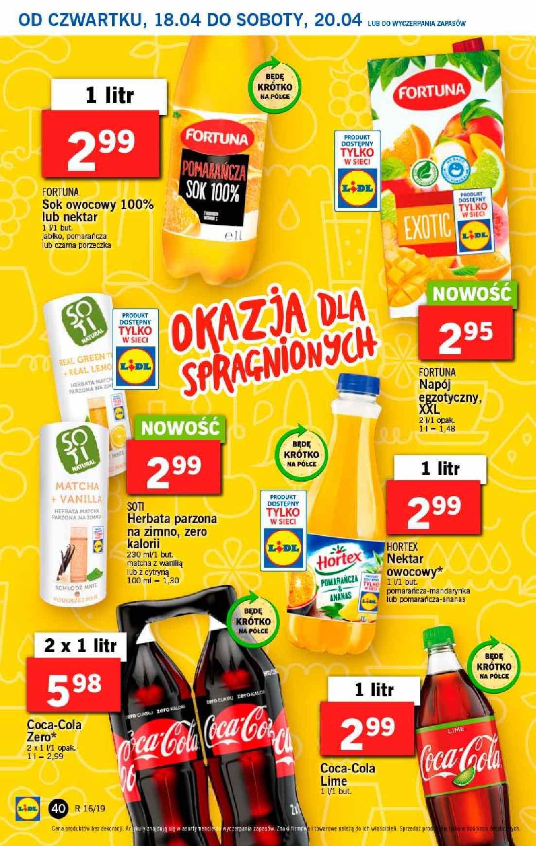 Gazetka promocyjna Lidl do 20/04/2019 str.40