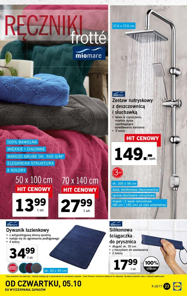 Gazetka promocyjna Lidl do 08/10/2017 str.23