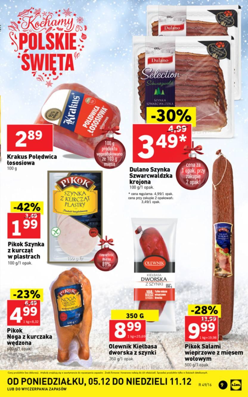 Gazetka promocyjna Lidl do 11/12/2016 str.9