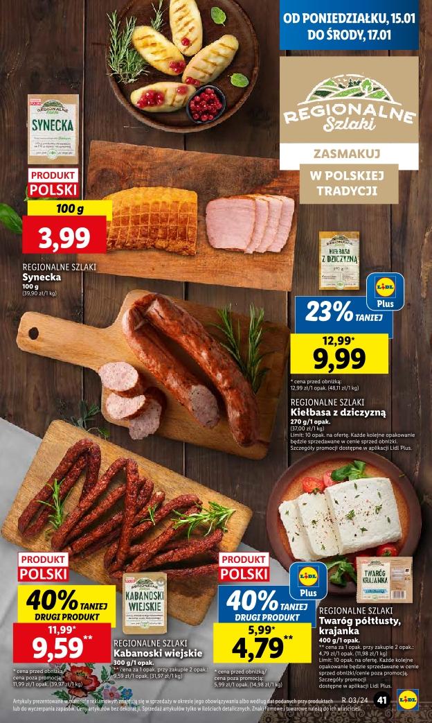 Gazetka promocyjna Lidl do 17/01/2024 str.41