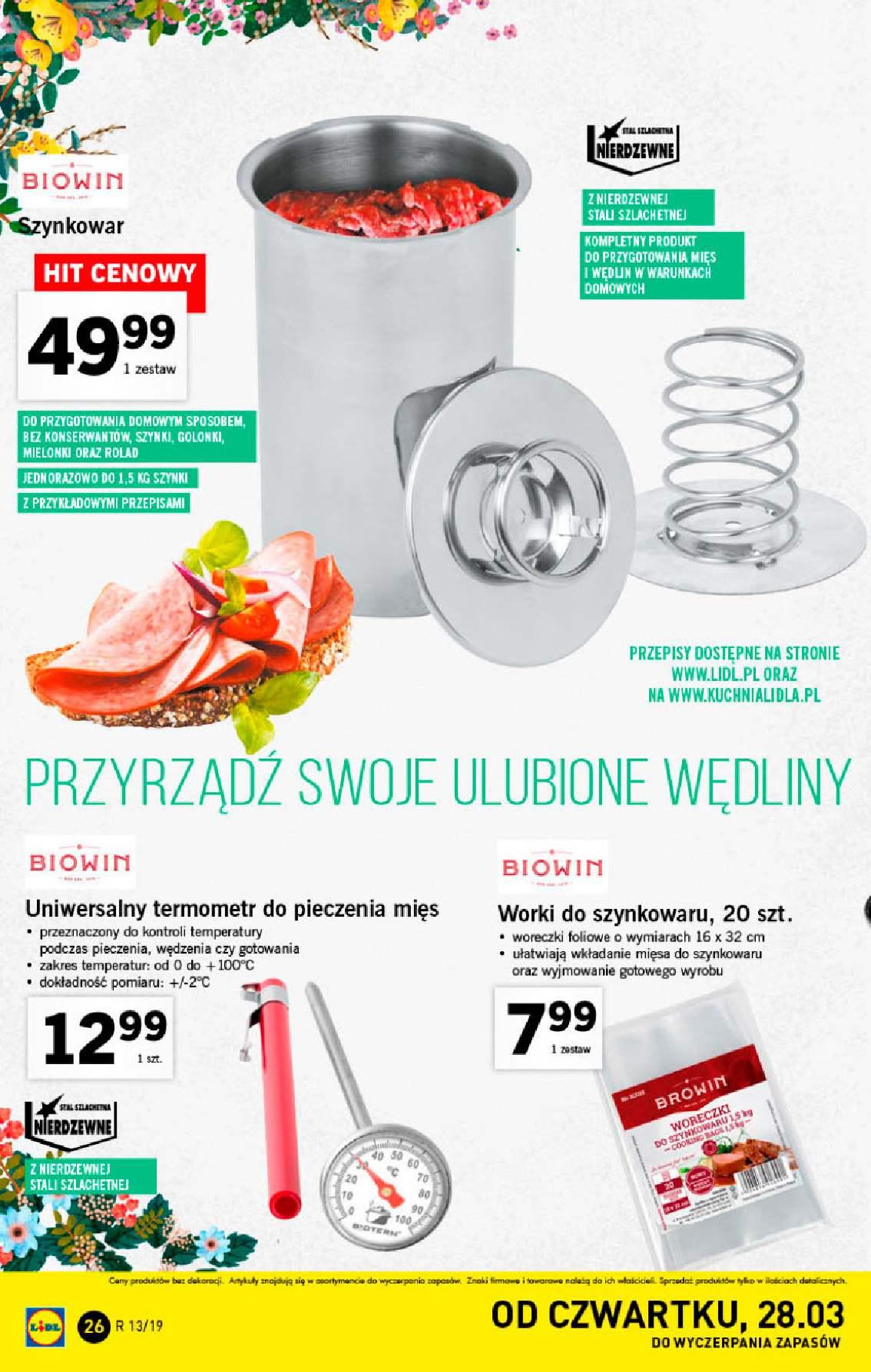 Gazetka promocyjna Lidl do 31/03/2019 str.26