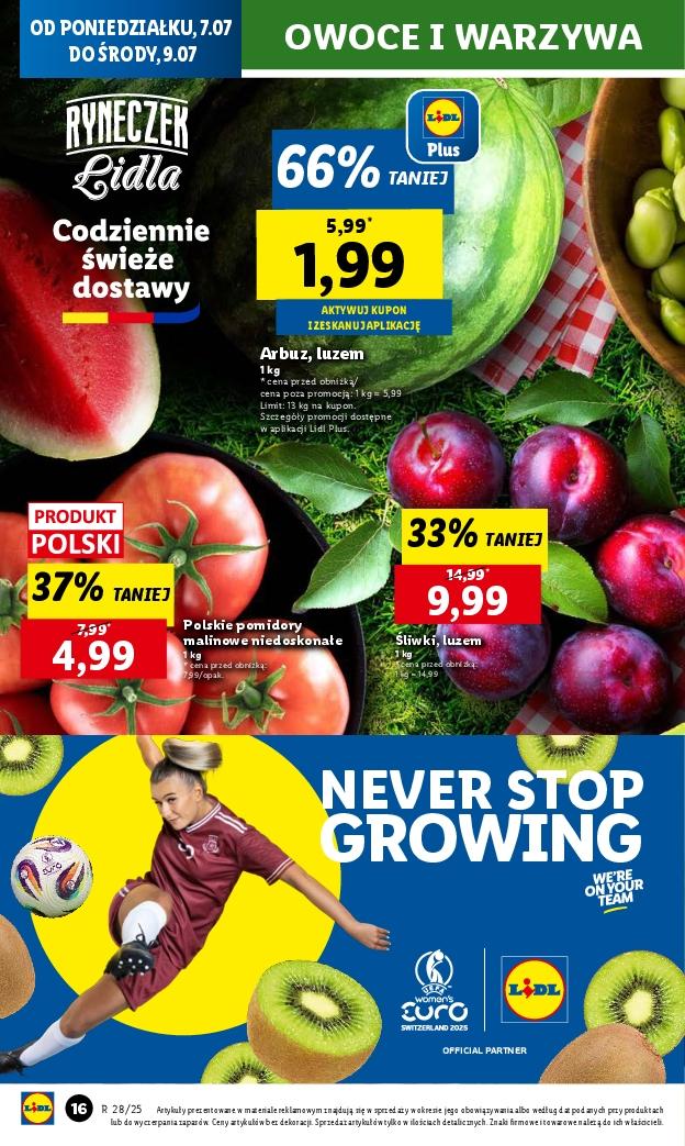 Gazetka promocyjna Lidl do 09/07/2025 str.16
