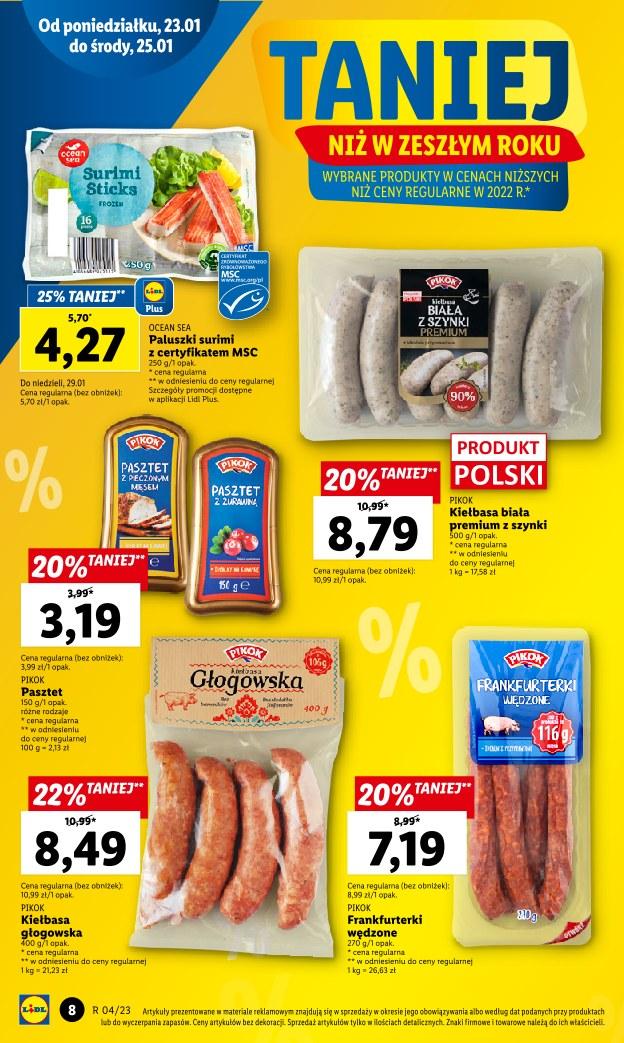 Gazetka promocyjna Lidl do 25/01/2023 str.8