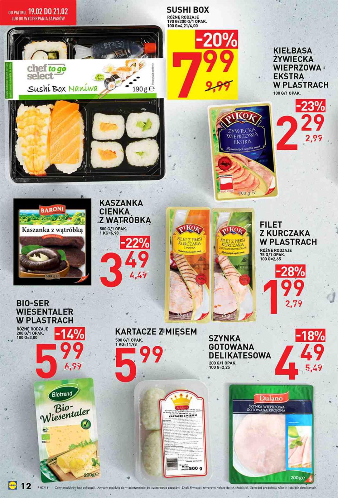 Gazetka promocyjna Lidl do 21/02/2016 str.12