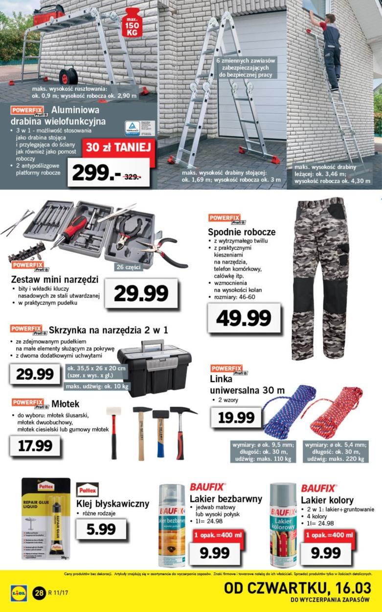 Gazetka promocyjna Lidl do 19/03/2017 str.28