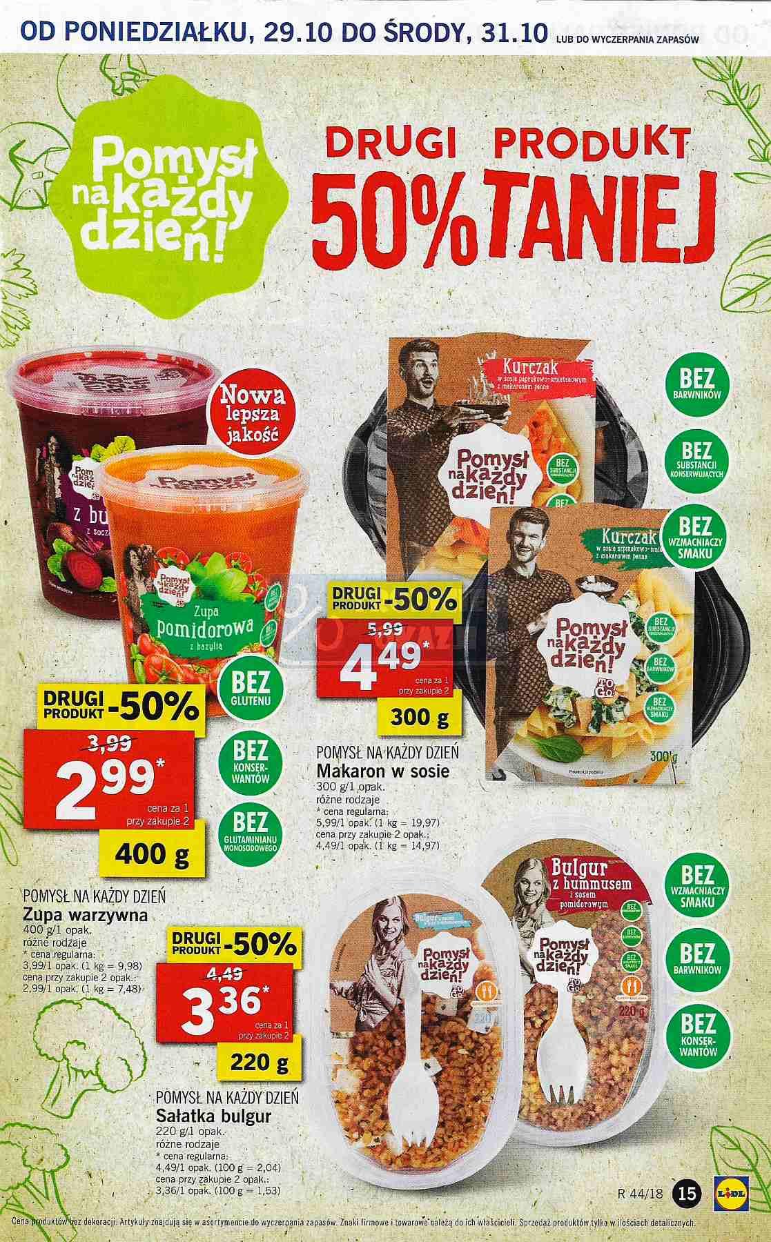 Gazetka promocyjna Lidl do 31/10/2018 str.15