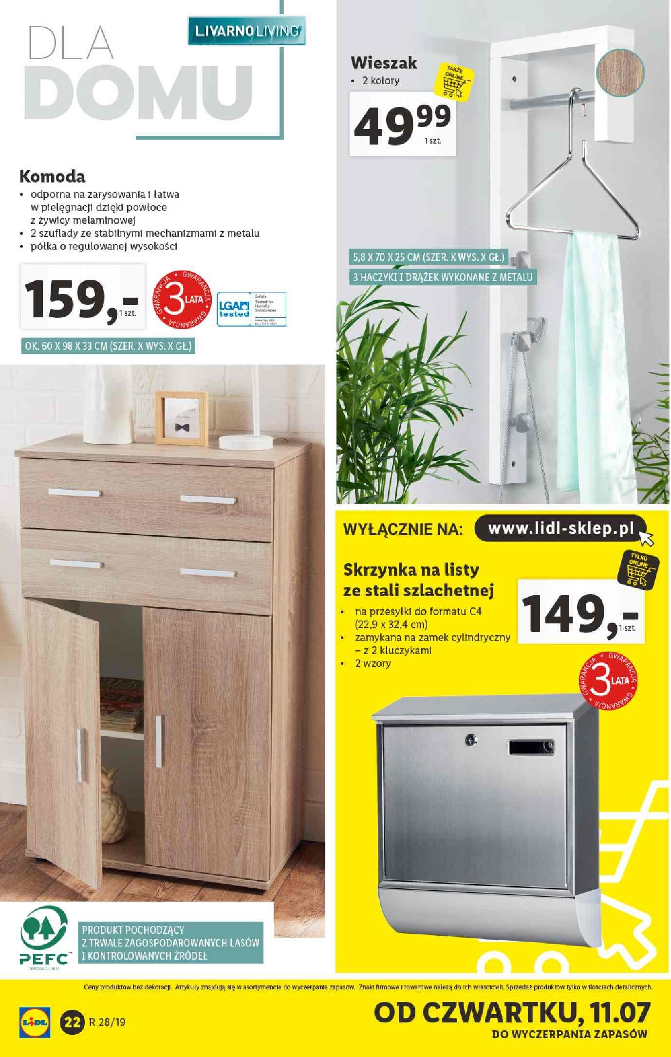 Gazetka promocyjna Lidl do 13/07/2019 str.22