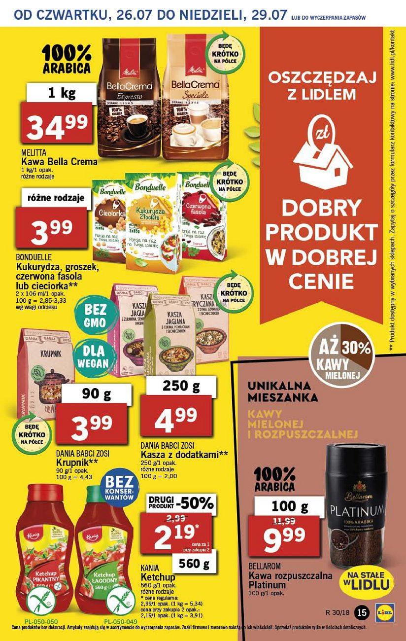 Gazetka promocyjna Lidl do 29/07/2018 str.15