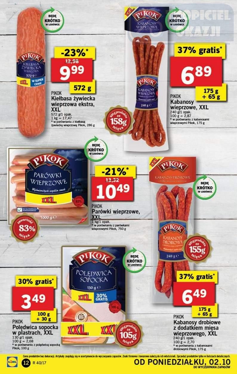 Gazetka promocyjna Lidl do 04/10/2017 str.12