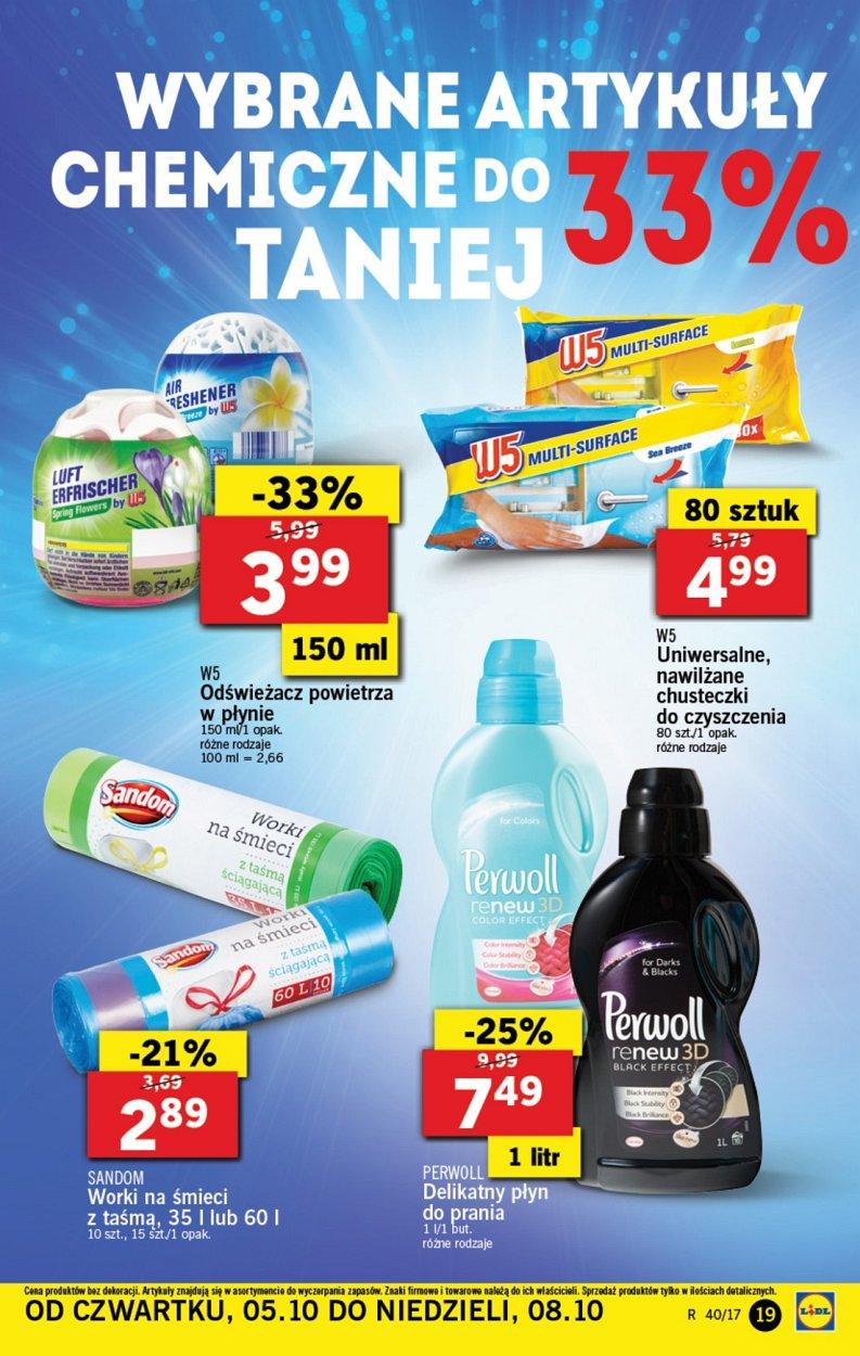 Gazetka promocyjna Lidl do 08/10/2017 str.19