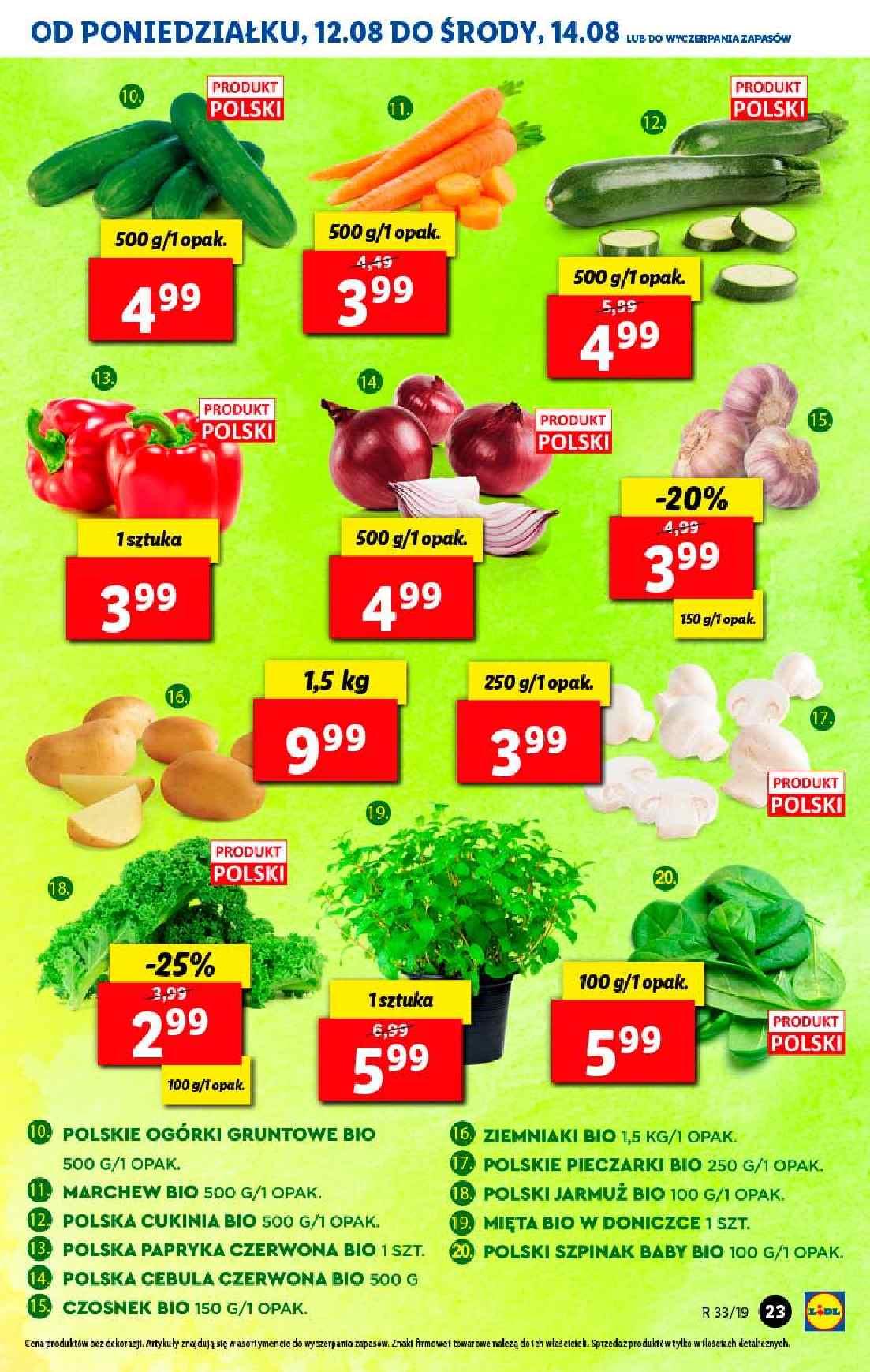 Gazetka promocyjna Lidl do 14/08/2019 str.23