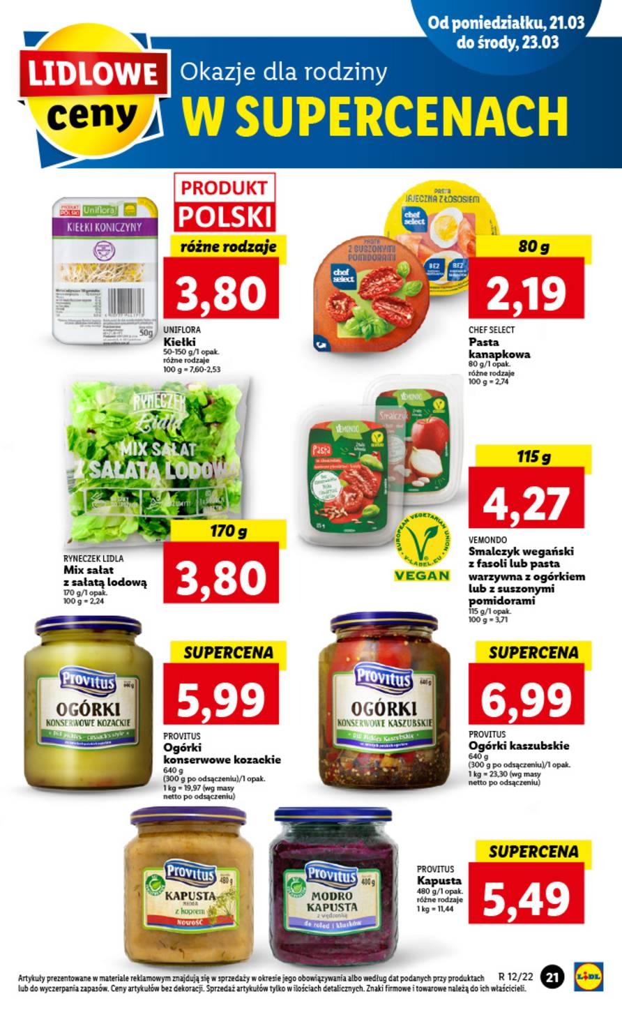 Gazetka promocyjna Lidl do 23/03/2022 str.21