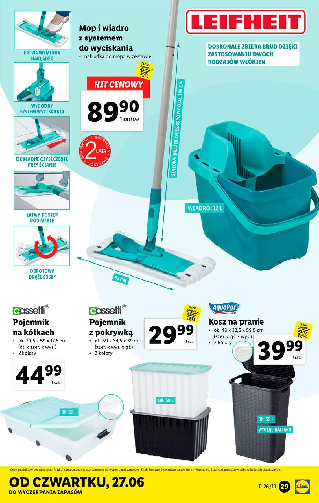 Gazetka promocyjna Lidl do 30/06/2019 str.29