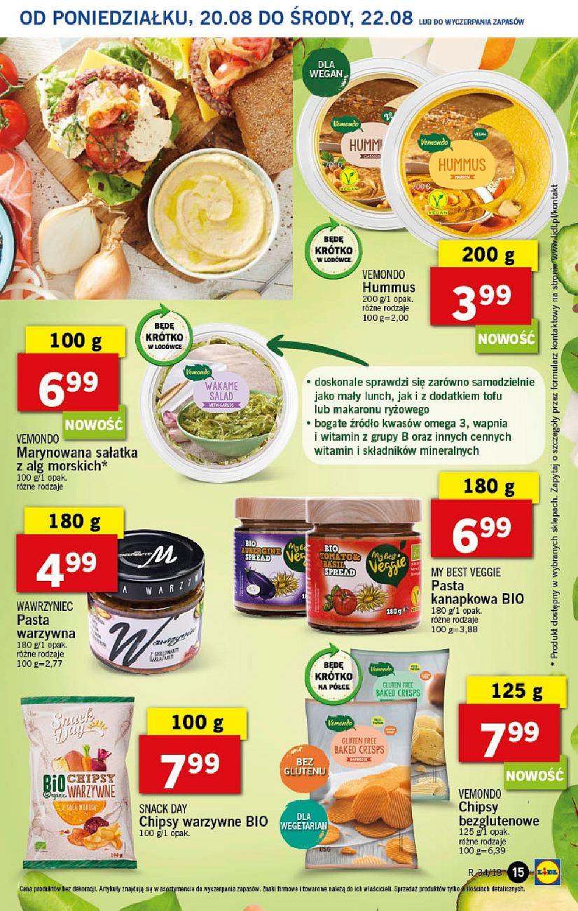 Gazetka promocyjna Lidl do 22/08/2018 str.15